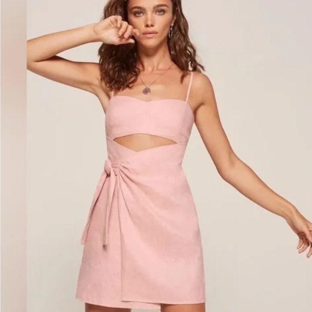 Reformation Pink Mini Dress